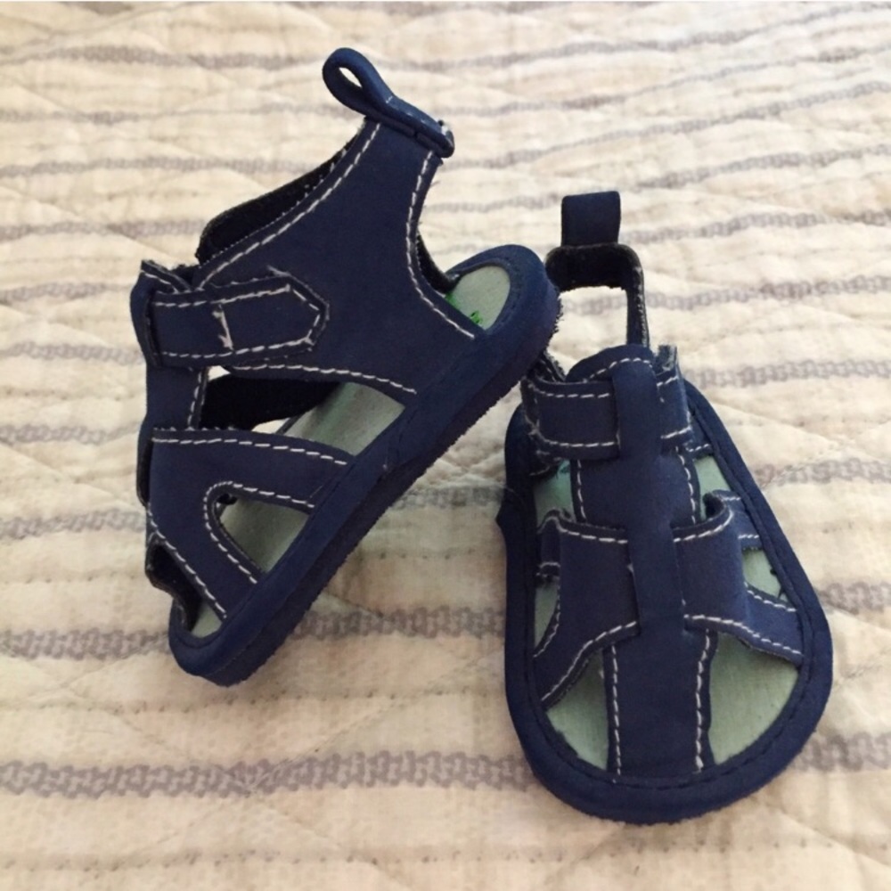 ON HOLD newborn sandals